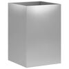 vidaXL Plantenbak zilver 40 x 40 x 60 cm Gegalvaniseerd staal