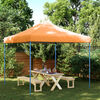 vidaXL Partytent Oranje 292 x 292 x 315 cm Oxford Stof