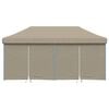 vidaXL Partytent Pop-up Taupe 580 x 292 x 315 cm Oxford Stof