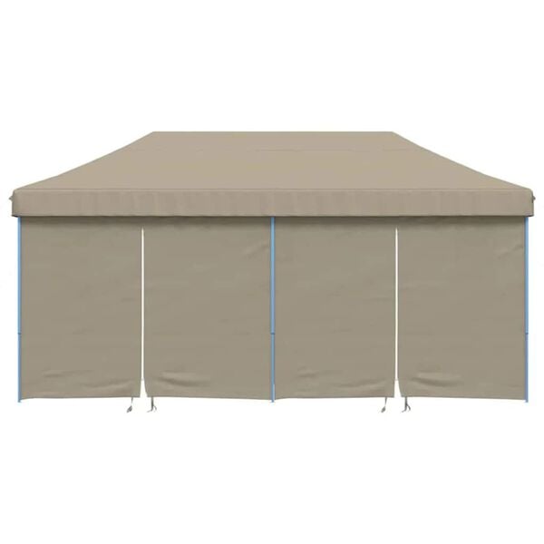vidaXL Partytent Pop-up Taupe 580 x 292 x 315 cm Oxford Stof