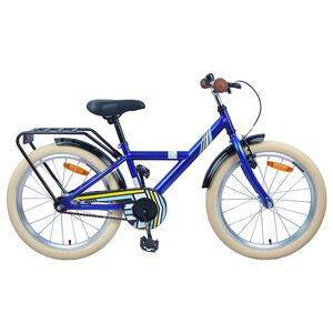 vidaXL Kinderfiets 24 Inch voor 8-12 jaar oud Donkerblauw