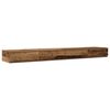 vidaXL Bedlades met lade Oudhout 200 x 36,5 x 16,5 cm Bewerkt hout