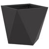 vidaXL Plantenbak Zwart 30 x 30 x 30 cm Staal