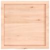 vidaXL Wandschap 60x60x(2-6) cm onbehandeld massief eikenhout