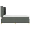 vidaXL Boxspringbed met matras Donkergrijs 200 x 160 cm Stof