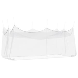 vidaXL Tuin Muggen Net 156 Gaas Wit 3 x 6 x 2,5 m Polyester