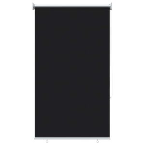 vidaXL Rolgordijn UV-bescherming Zwart 100 x 140 cm Polyester
