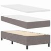 vidaXL Boxspringbed met matras met hoofdeinde Taupe 200 x 80 cm Stof