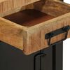 vidaXL Nachtkastje 40x30x50 cm massief ruw mangohout
