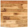 vidaXL Tafelblad met natuurlijke rand 40x40x2,5 cm massief mangohout