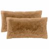 vidaXL Kussen met kussen HEERLEN 6 st Taupe PV Fleece