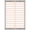 vidaXL Bedframe massief hout grijs 135x190 cm