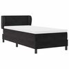 vidaXL Boxspringbed met matras Zwart 100 x 200 cm Fluweel