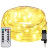 vidaXL Touwenlicht met 120 LED Warmwit 5 m PVC
