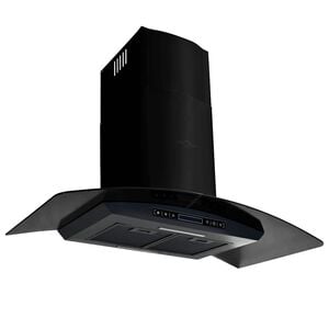 vidaXL Wandafzuigkap 756 m&sup3;/u 90 cm roestvrij staal zwart