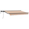 vidaXL Handmatige Luifelhouder met LED's 3,5 x 2,5 m