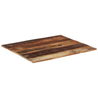 vidaXL Tafelblad rechthoekig 15-16 mm 70x80 cm massief gerecycled hout