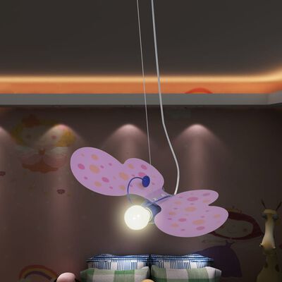 Hanglamp Roze Vlinder Model voor kinderslaapkamer