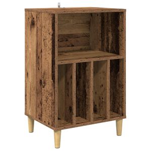 vidaXL Draaitafelstand Eikenhout 47 x 39,5 x 74,5 cm Bewerkt hout
