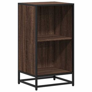 vidaXL Boekenkast 40x35x76 cm bewerkt hout bruin eikenkleur