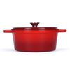 Livoo Braadpan rond 4 L 24 cm rood