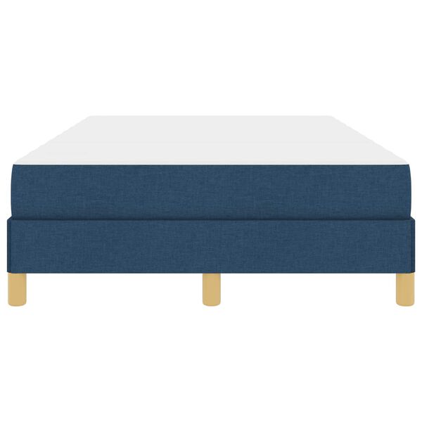 vidaXL Boxspringbed met matras Blauw 120 x 200 cm Stof