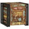 vidaXL Opbergbox Bruin en zwart 40 x 40 x 40 cm Massief Acaciahout