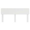 vidaXL Hoofdbord Wit 180 cm Bewerkt hout
