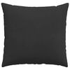 vidaXL Sofa Kussens 2 stuks Zwart 45 x 45 cm Stof