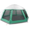 vidaXL Zwembadtent uitneembare buiten- gaaswanden 510x510 cm zeegroen