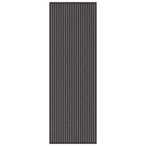 vidaXL Deurmat Zwart 60 x 180 cm Polypropyleen
