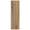 vidaXL Schoenenkast 2 pcs Artisan Eiken 60 x 18 x 60 cm Bewerkt hout