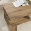 vidaXL Salontafel Artisan Eiken 90 x 50 x 40 cm Bewerkt hout
