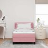 vidaXL Boxspringbed met matras Roze 200 x 100 cm Fluweel