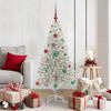 vidaXL Kerstboom met 150 LED met standaard Zilver 150 cm PET