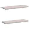 vidaXL 2-delige Bankkussens SOEST 2 st 100% Polyester Wit