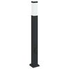 vidaXL Bolderarmatuur met stopcontact 80 cm Zwart IP44