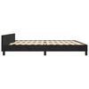 vidaXL Bedframe zonder matras 200x200 cm fluweel zwart