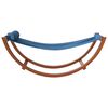 vidaXL Hangmatschommel voor kinderen stof blauw gestreept