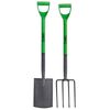 Draper Tools Tuinvork en spade set 28x18 cm koolstofstaal 16566