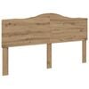 vidaXL Hoofdbord Artisan Eiken Bewerkt hout