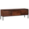 vidaXL TV-kast Honingbruin 110 x 30 x 36 cm Massief acaciahout