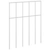 vidaXL Tuin schuttingpaneel 48 pcs Gegalvaniseerd staal Zilverkleurig