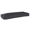 vidaXL Kussen Oxford Stof Zwart 100 x 40 x 8 cm