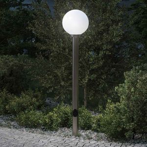 vidaXL Bolderarmatuur met stopcontact 120 cm RVS IP44