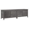 vidaXL Tuinbox 198,5x50x56,5 cm massief vurenhout antracietkleurig