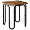 vidaXL Salontafel Oud hout 40 x 40 x 45 cm Bewerkt hout