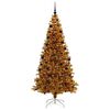 vidaXL Kerstboom met 300 LED met standaard Goud 210 cm PET