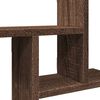 vidaXL Wandschappen 2 st 38x12x38 cm bewerkt hout bruin eikenkleurig