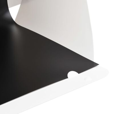 vidaXL Foto-opnamebox met LED inklapbaar 40x34x37 cm kunststof wit